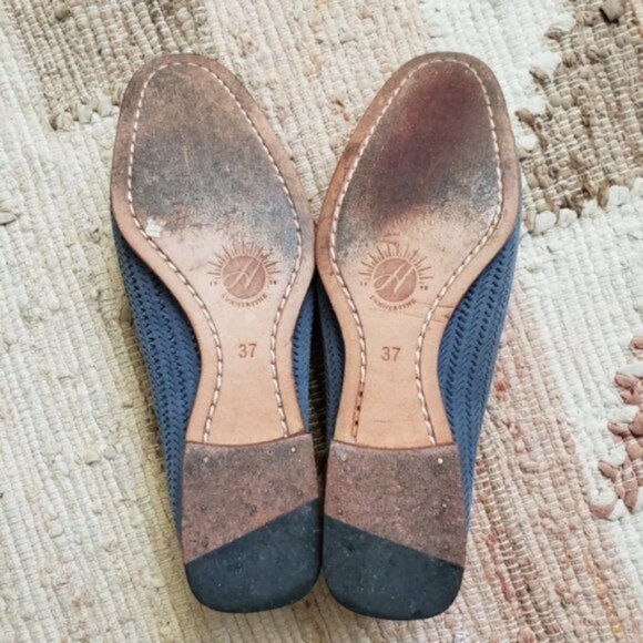 Summertime Bohemian Loafers Perforated Leather Suede size EU 37 / US 6.5 - Picture 11 of 14